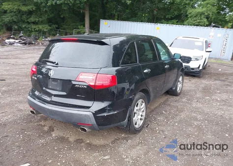 2007 Acura Mdx z USA, uszkodzony, nr VIN 2HNYD28287H548773